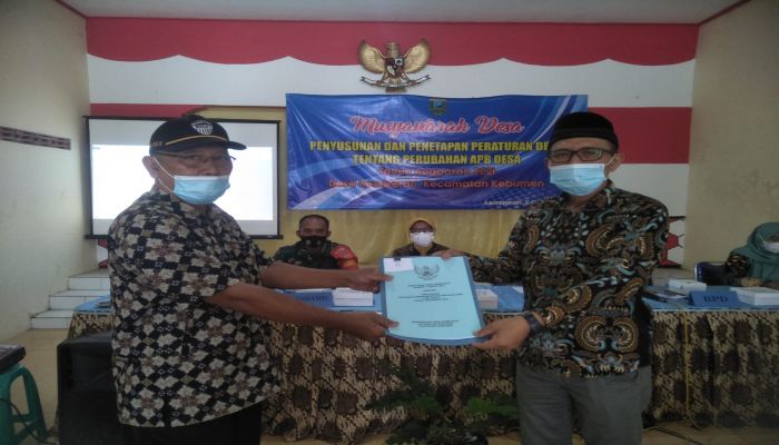 Musyawarah Desa tentang Perubahan APB Desa Tahun Anggaran 2021 02