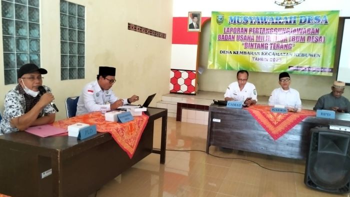 Musdes Laporan Pertanggungjawaban BUM Desa Tahun 2023 01