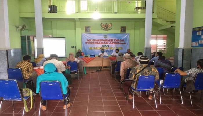 Kegiatan Musdes Perubahan Keempat APB Desa dan Musdesus BLT-DD T.A 2020 01