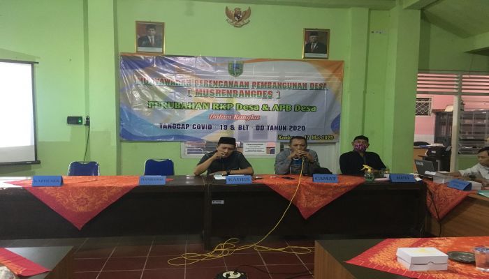 Musrenbangdes perubahan RKP Desa dan Perubahan APB Desa