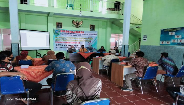 Sosialisasi dan Musdes Penetapan Pemberlakuan Kegiatan Masyarakat  01