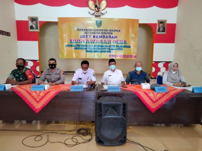 Kegiatan Musdes Laporan Pertanggungjawaban Realisasi APB Desa Tahun 2021