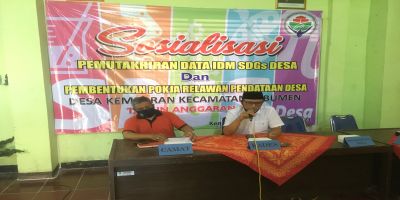 Sosialisasi IDM berbasis SDGs desa